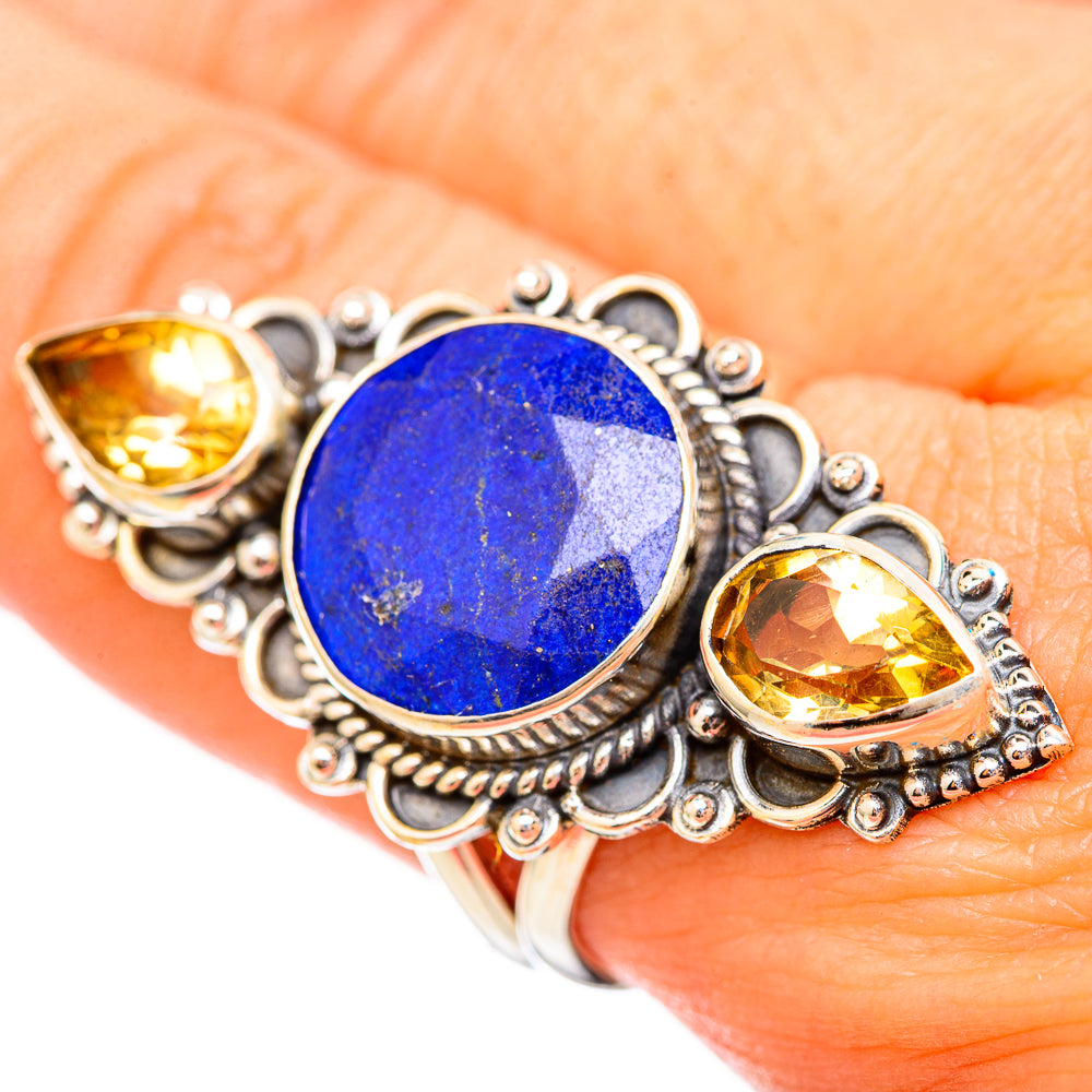 Lapis Lazuli Rings handcrafted by Ana Silver Co - RING115778