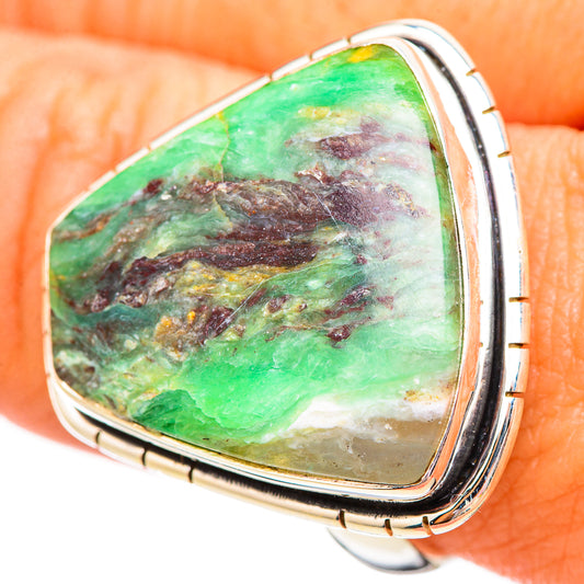 Peruvian Opal Rings handcrafted by Ana Silver Co - RING115786