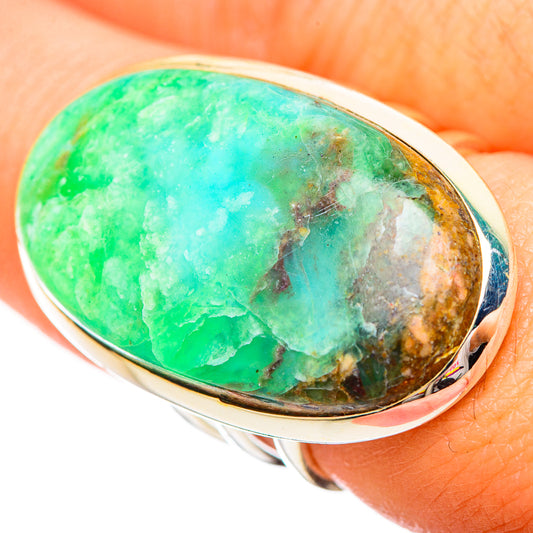 Peruvian Opal Rings handcrafted by Ana Silver Co - RING115789