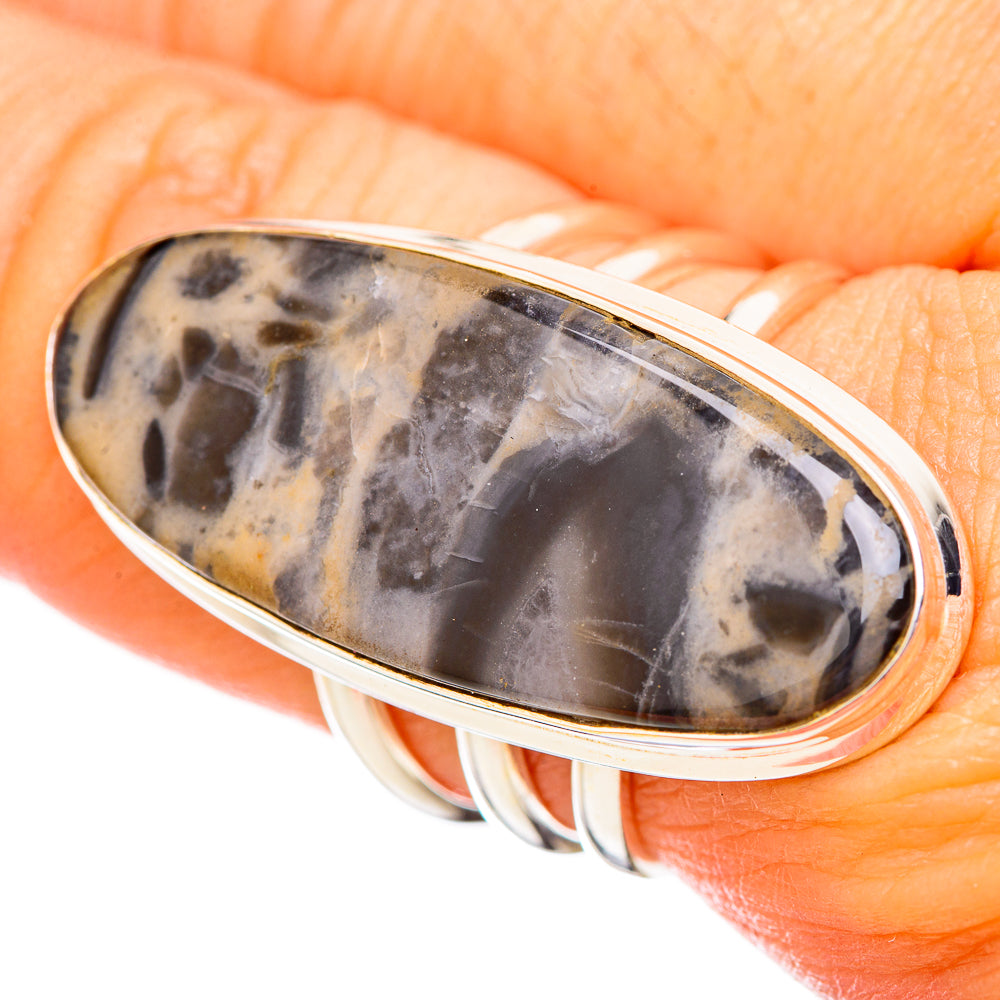 Tiger Dendrite Agate Rings handcrafted by Ana Silver Co - RING115792