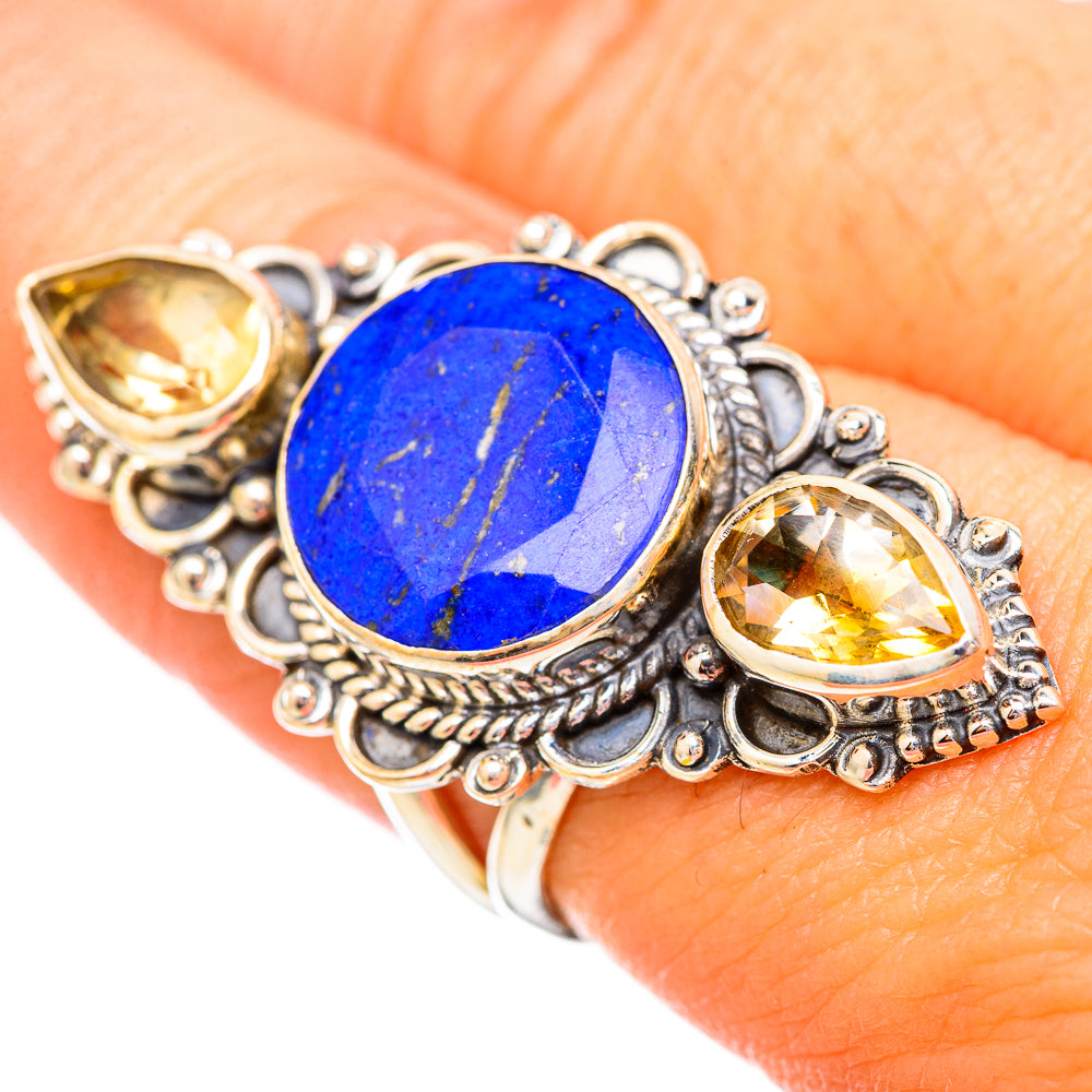 Lapis Lazuli Rings handcrafted by Ana Silver Co - RING115809
