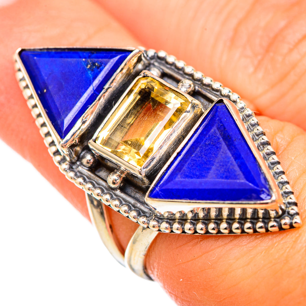 Lapis Lazuli Rings handcrafted by Ana Silver Co - RING115810