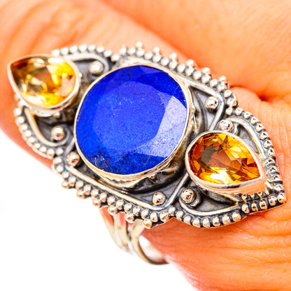 Lapis Lazuli Rings handcrafted by Ana Silver Co - RING115820