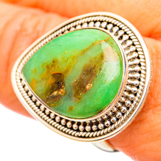 Peruvian Opal Rings handcrafted by Ana Silver Co - RING115831