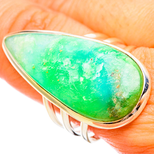 Peruvian Opal Rings handcrafted by Ana Silver Co - RING115836