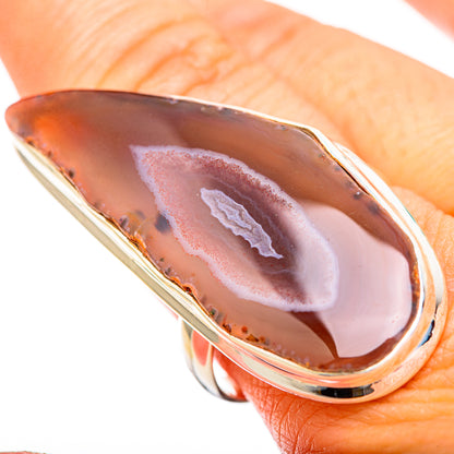 Botswana Agate Rings handcrafted by Ana Silver Co - RING115841