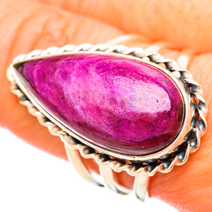 Ruby Fuchsite Rings handcrafted by Ana Silver Co - RING115845