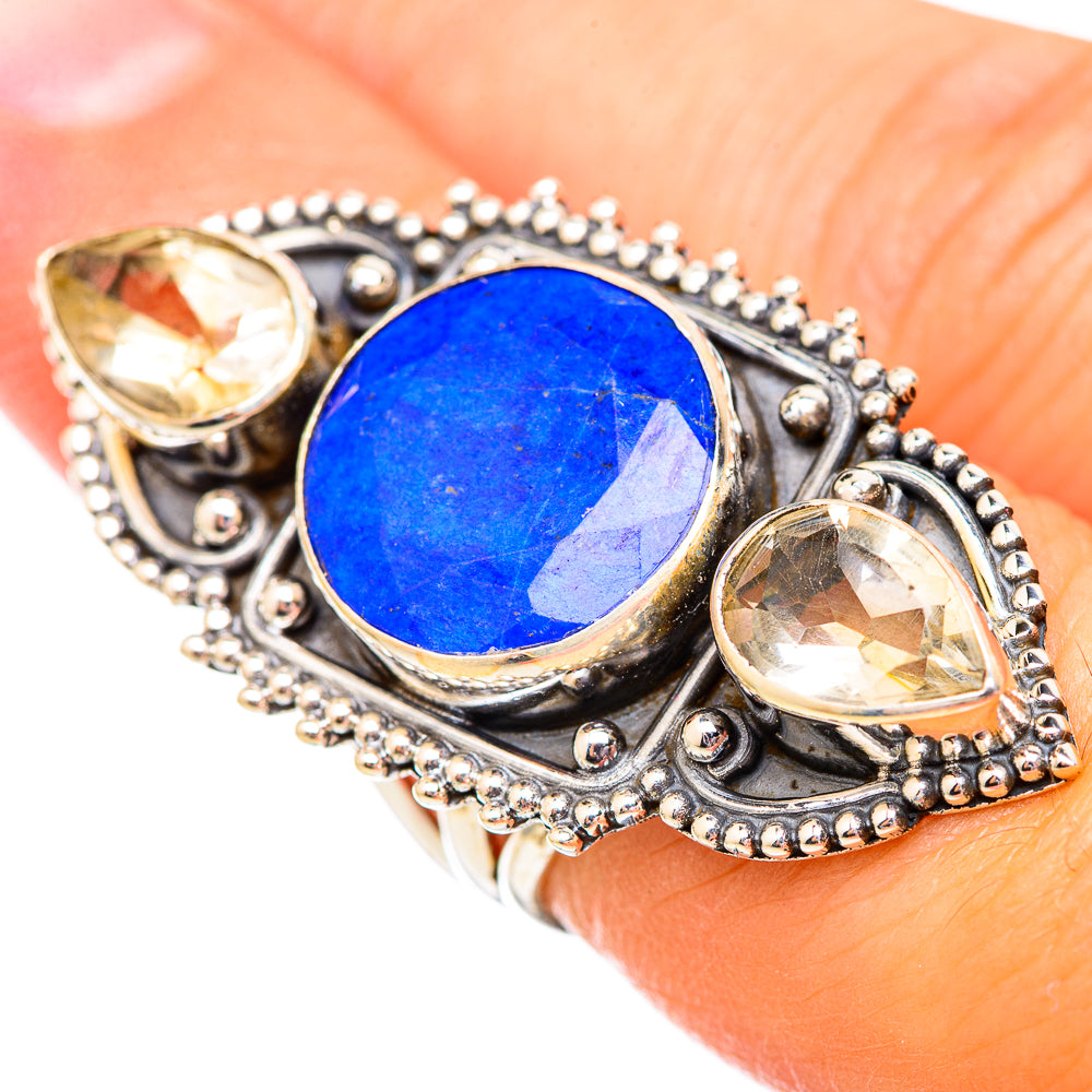 Lapis Lazuli Rings handcrafted by Ana Silver Co - RING115855