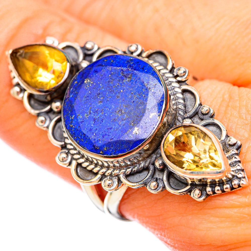 Lapis Lazuli Rings handcrafted by Ana Silver Co - RING115868