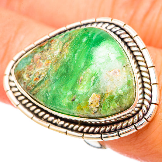 Peruvian Opal Rings handcrafted by Ana Silver Co - RING115879