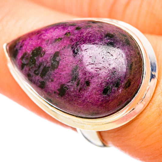 Russian Eudialyte Rings handcrafted by Ana Silver Co - RING115884