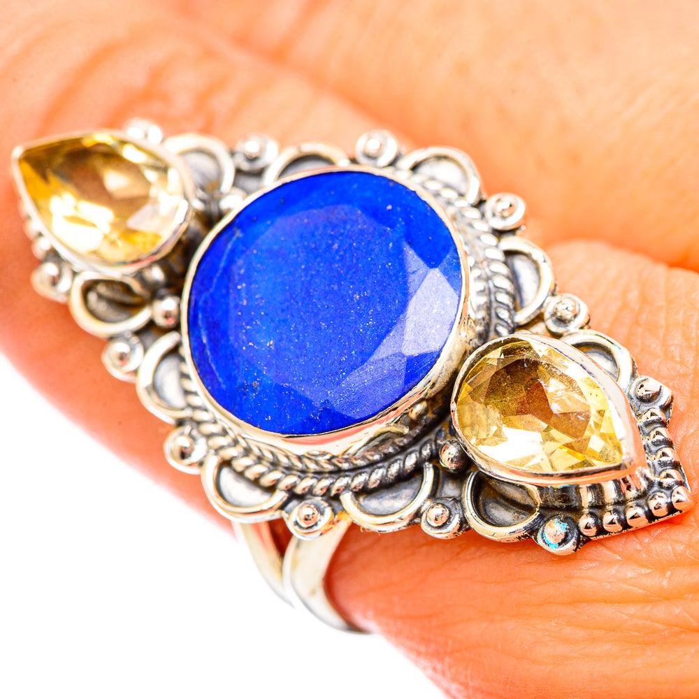 Lapis Lazuli Rings handcrafted by Ana Silver Co - RING115891