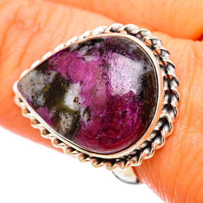 Russian Eudialyte Rings handcrafted by Ana Silver Co - RING115906