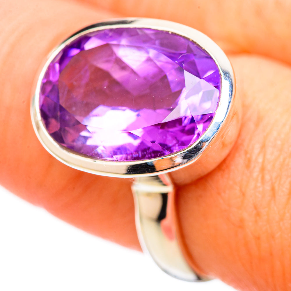 Amethyst Rings handcrafted by Ana Silver Co - RING115908