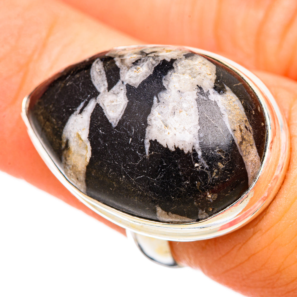 Chrysanthemum Stone Rings handcrafted by Ana Silver Co - RING115913
