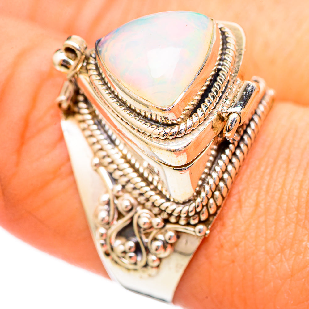 Ethiopian Opal Rings handcrafted by Ana Silver Co - RING115919