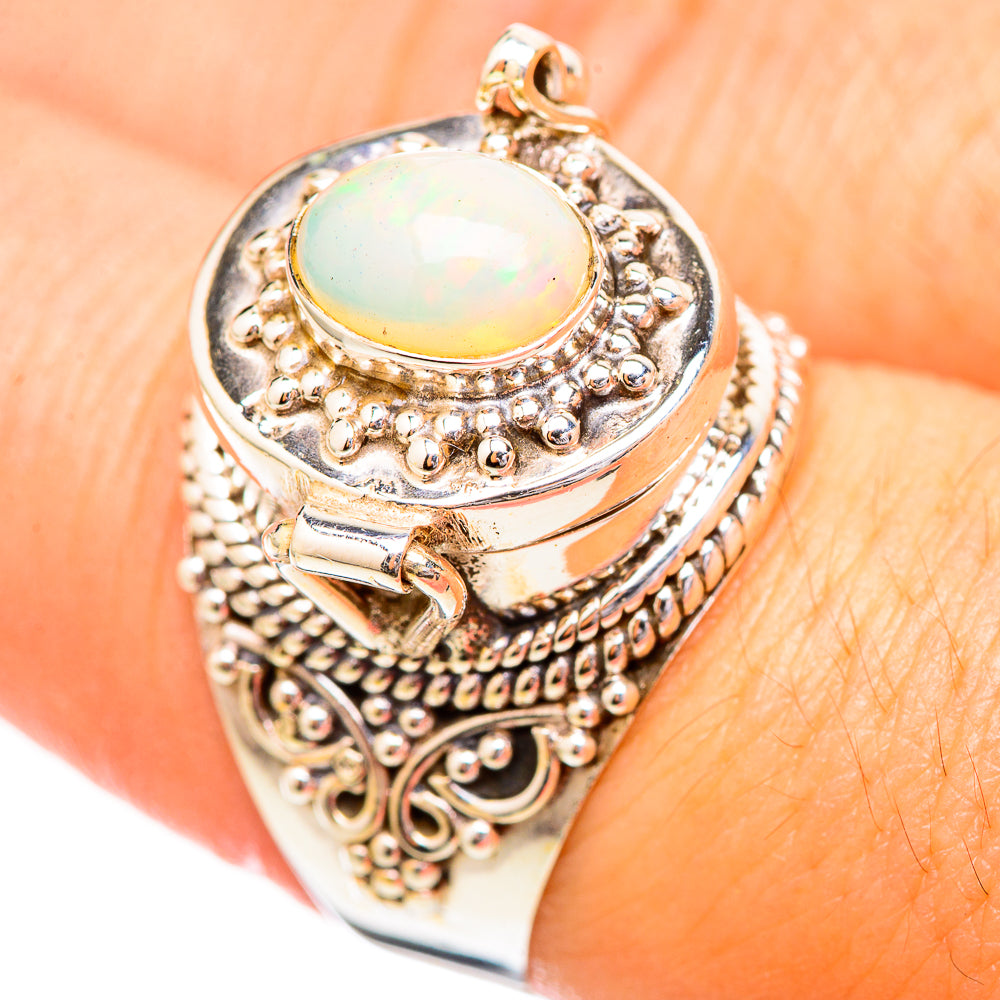 Ethiopian Opal Rings handcrafted by Ana Silver Co - RING115920