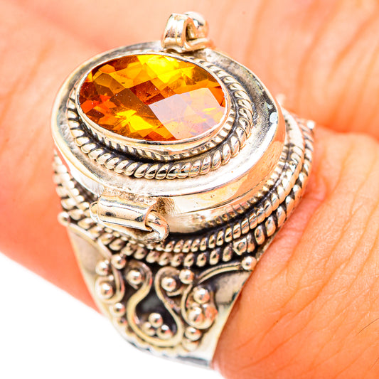 Mandarin Citrine Rings handcrafted by Ana Silver Co - RING115931