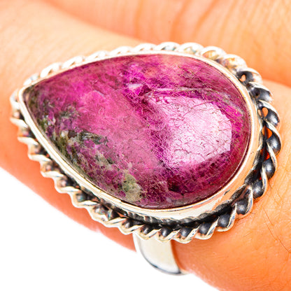 Russian Eudialyte Rings handcrafted by Ana Silver Co - RING115932