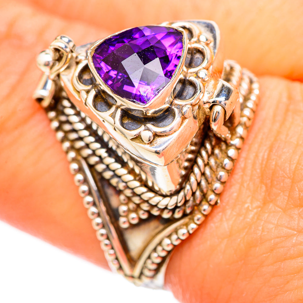 Amethyst Rings handcrafted by Ana Silver Co - RING115935