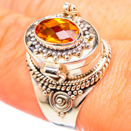 Mandarin Citrine Rings handcrafted by Ana Silver Co - RING115955