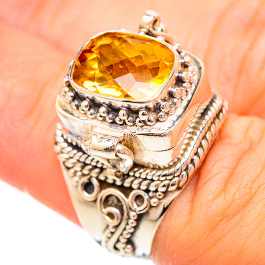 Mandarin Citrine Rings handcrafted by Ana Silver Co - RING115956