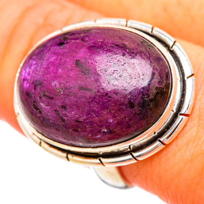Russian Eudialyte Rings handcrafted by Ana Silver Co - RING115957
