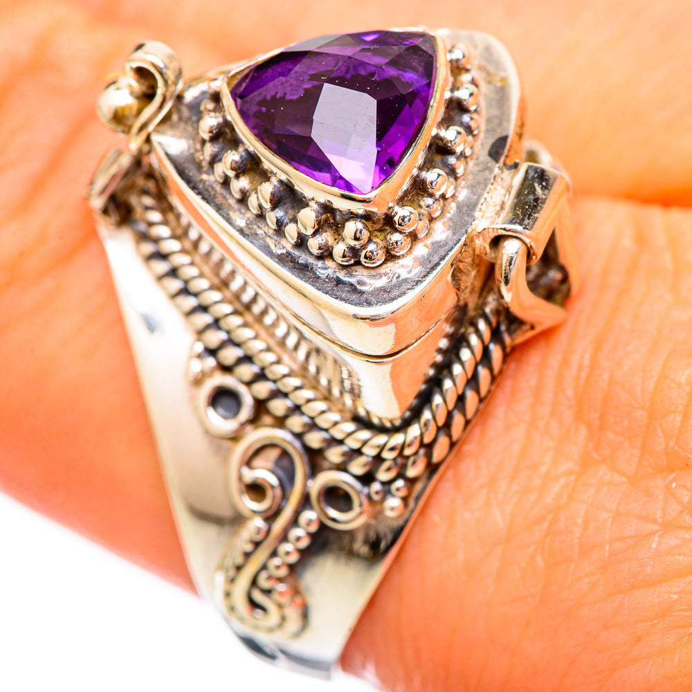 Amethyst Rings handcrafted by Ana Silver Co - RING115961