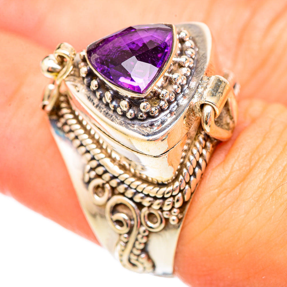 Amethyst Rings handcrafted by Ana Silver Co - RING115980