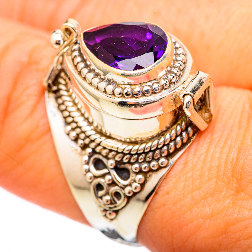 Amethyst Rings handcrafted by Ana Silver Co - RING115981