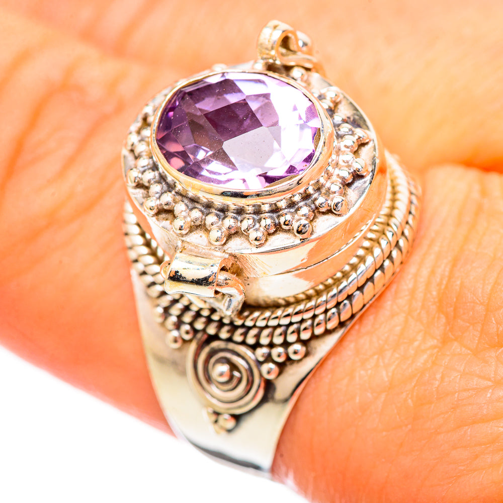 Amethyst Rings handcrafted by Ana Silver Co - RING115982