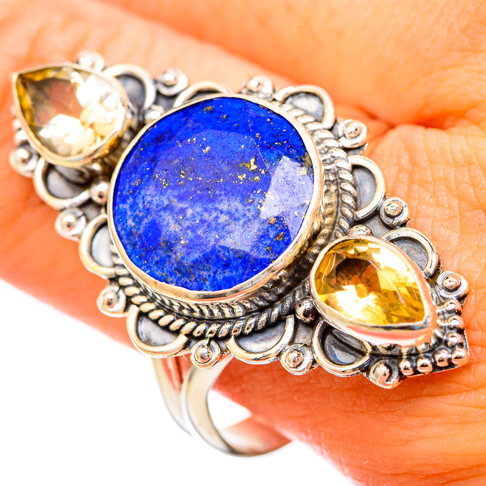 Lapis Lazuli Rings handcrafted by Ana Silver Co - RING116000