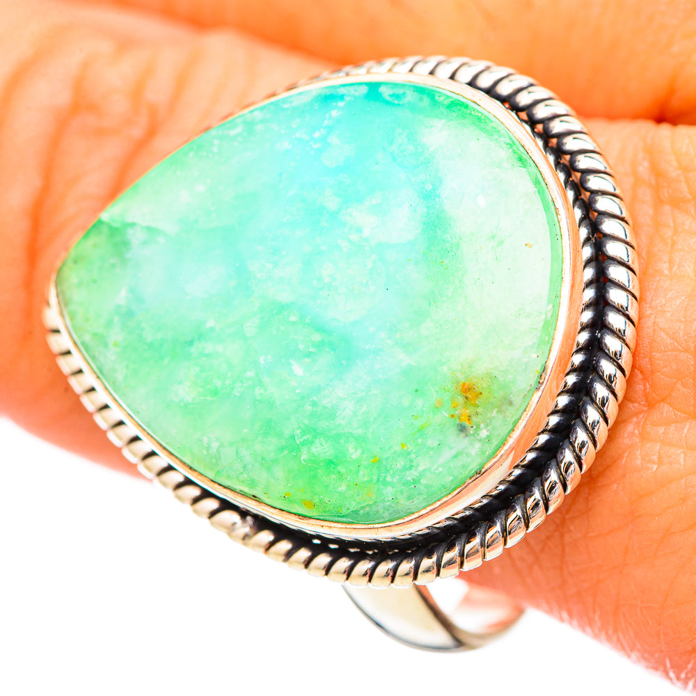 Peruvian Opal Rings handcrafted by Ana Silver Co - RING116010