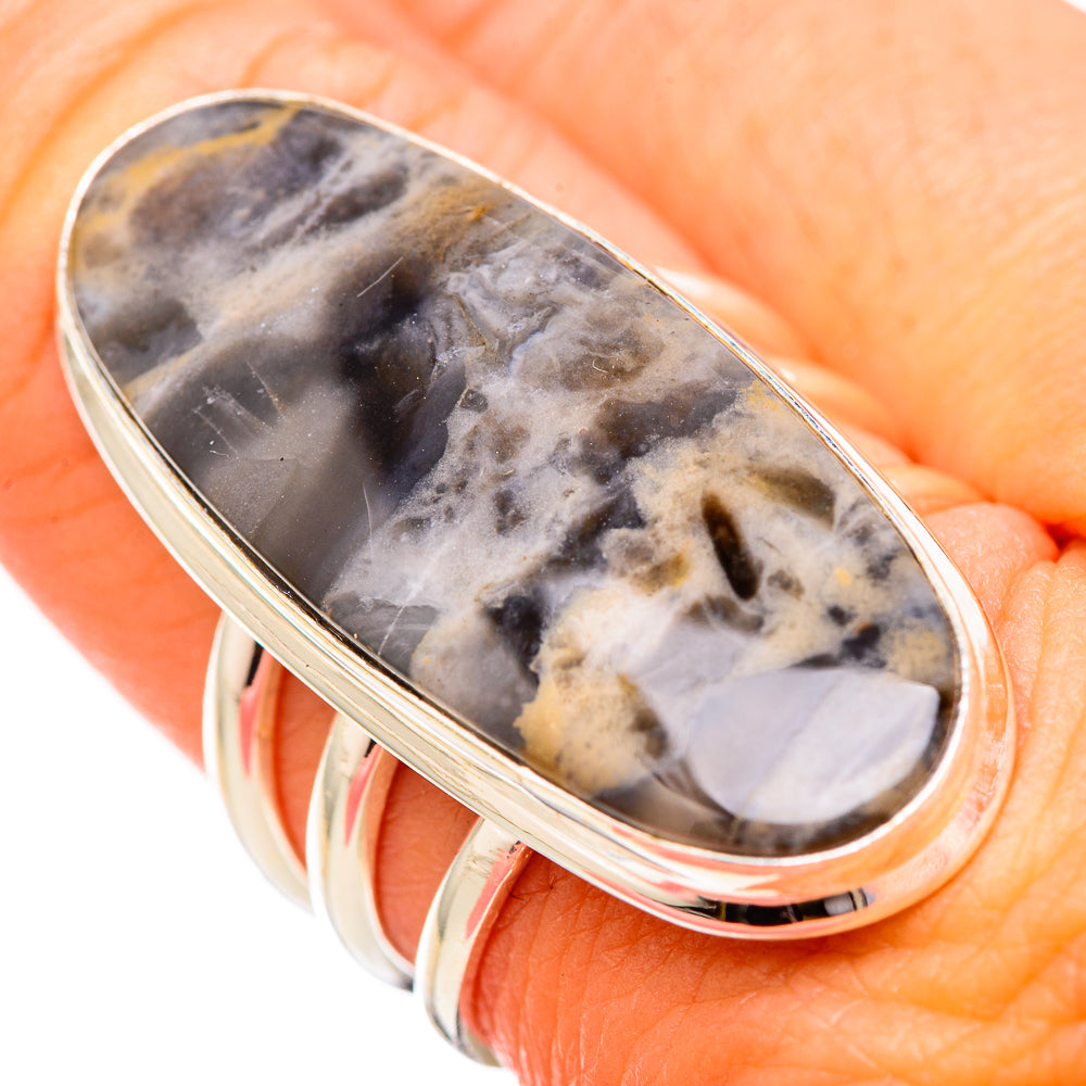 Tiger Dendrite Agate Rings handcrafted by Ana Silver Co - RING116013