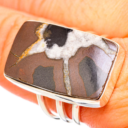 Septarian Geode Rings handcrafted by Ana Silver Co - RING116015