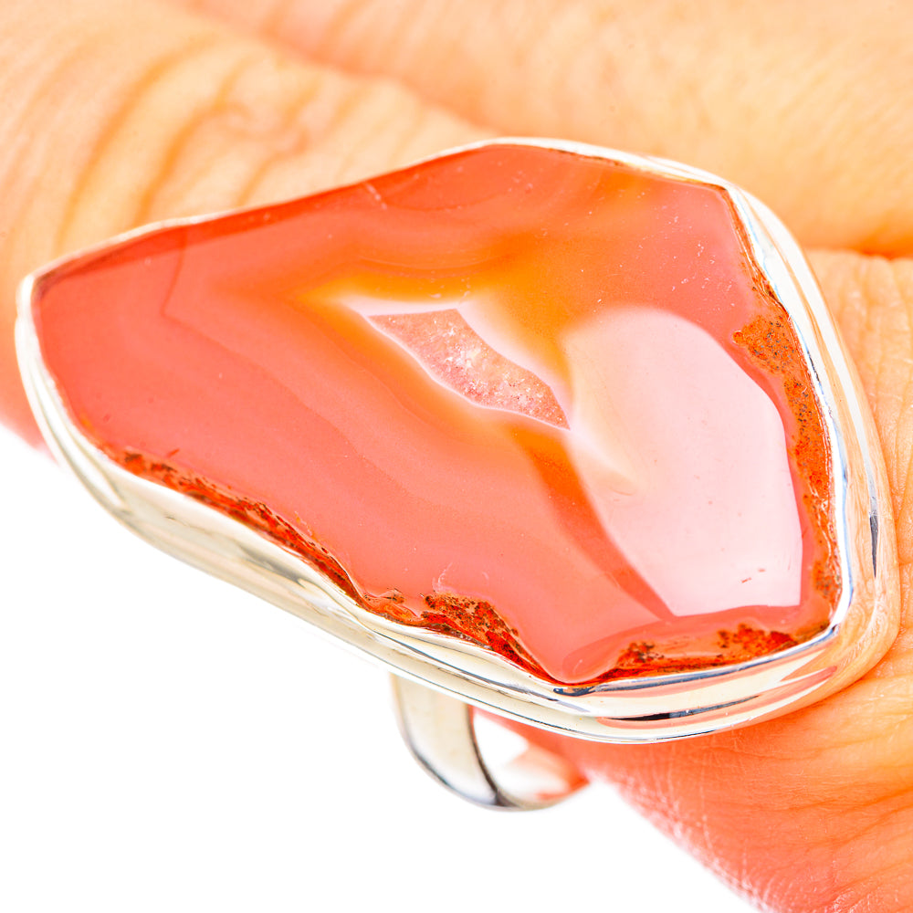 Botswana Agate Rings handcrafted by Ana Silver Co - RING116016