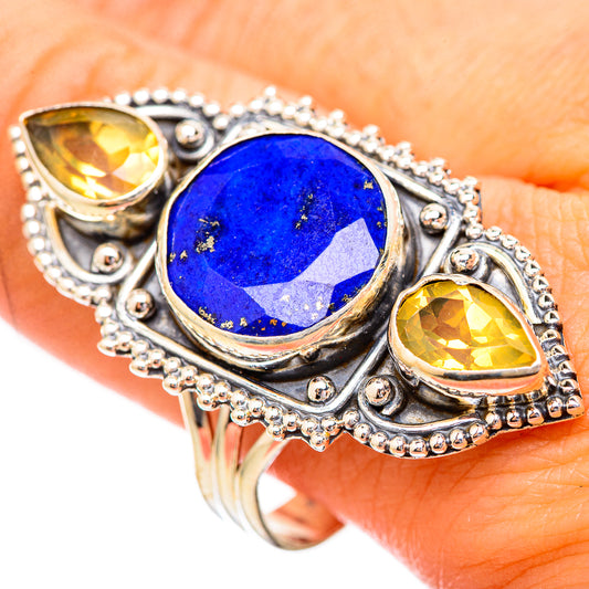 Lapis Lazuli Rings handcrafted by Ana Silver Co - RING116040
