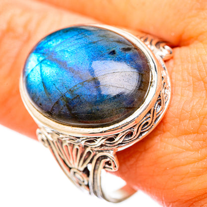 Labradorite Rings handcrafted by Ana Silver Co - RING116048