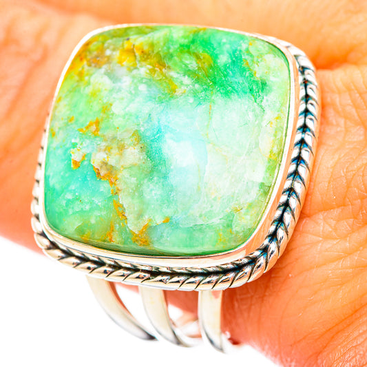 Peruvian Opal Rings handcrafted by Ana Silver Co - RING116056