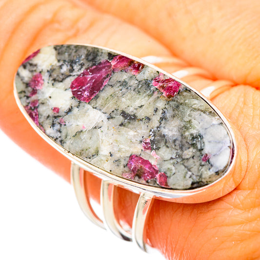 Russian Eudialyte Rings handcrafted by Ana Silver Co - RING116064