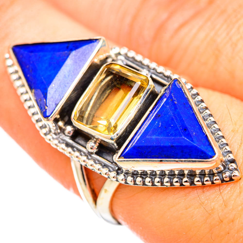 Lapis Lazuli Rings handcrafted by Ana Silver Co - RING116081