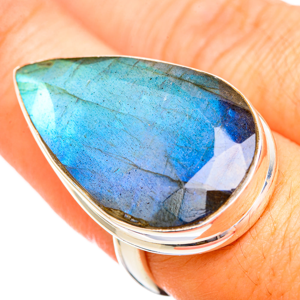 Labradorite Rings handcrafted by Ana Silver Co - RING116084