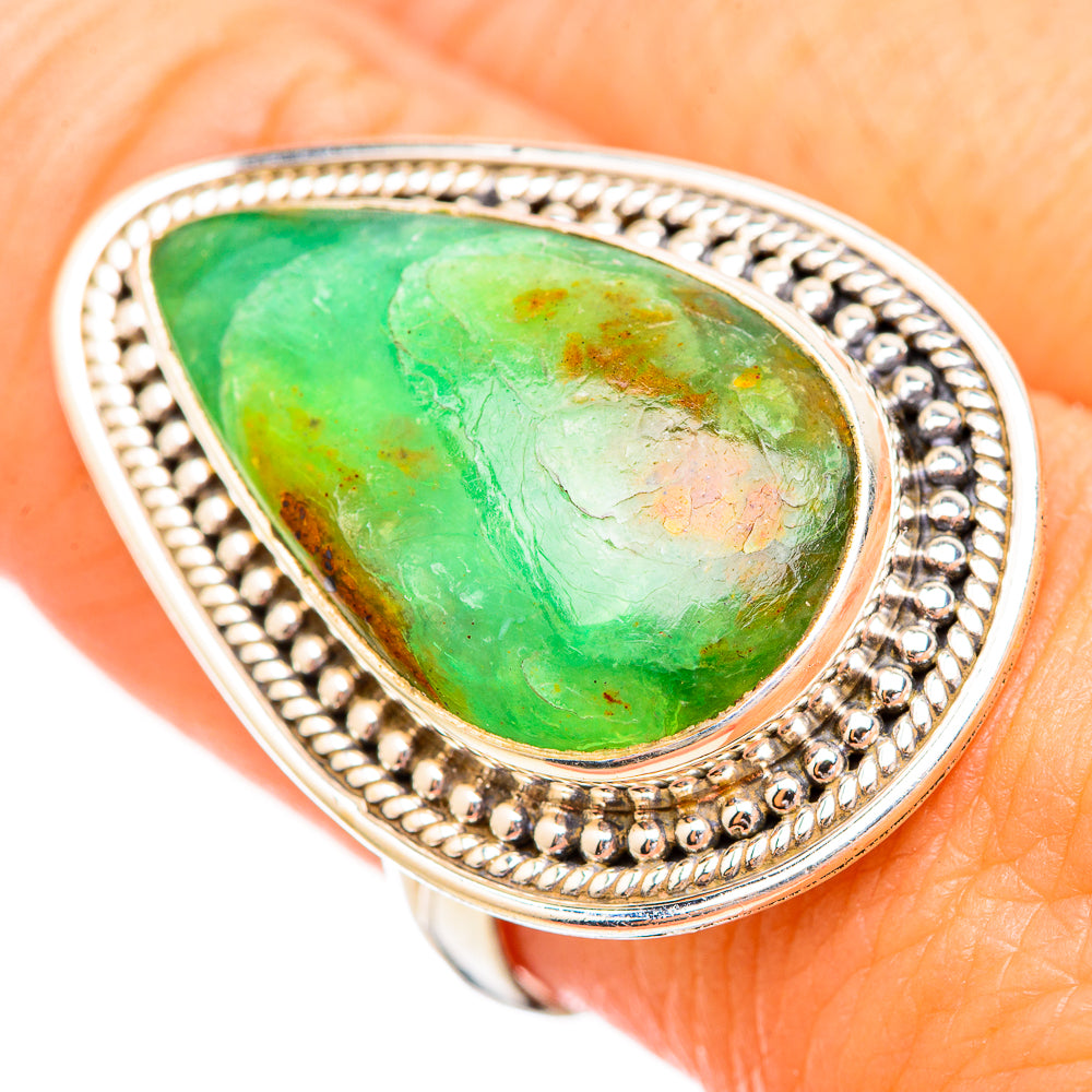 Peruvian Opal Rings handcrafted by Ana Silver Co - RING116093