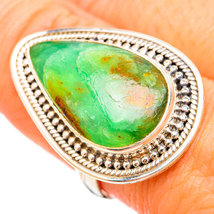 Peruvian Opal Rings handcrafted by Ana Silver Co - RING116093