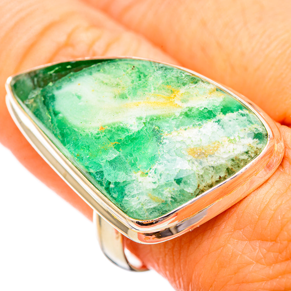 Peruvian Opal Rings handcrafted by Ana Silver Co - RING116095