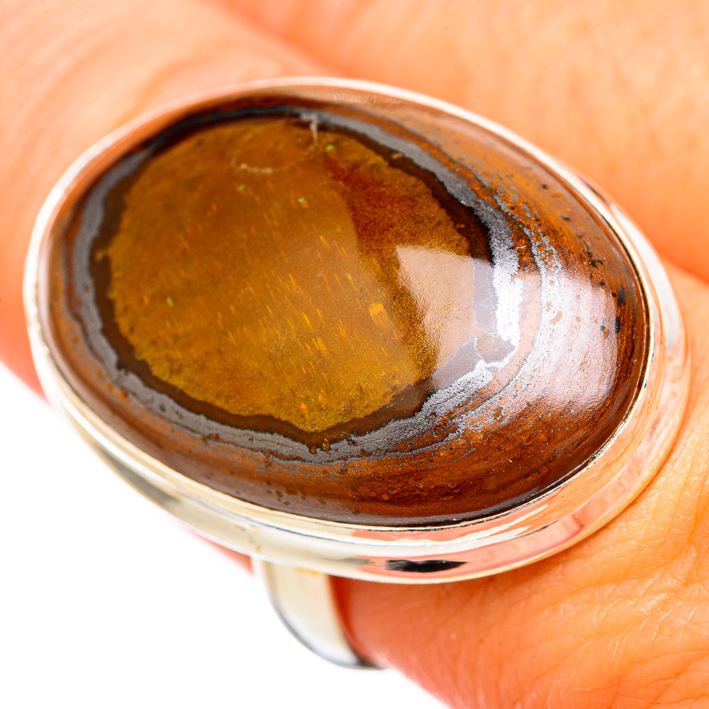 Tiger Iron Rings handcrafted by Ana Silver Co - RING116101