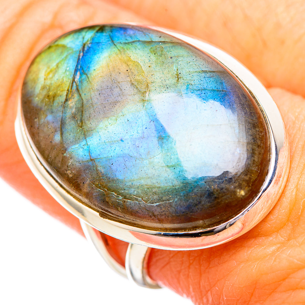 Labradorite Rings handcrafted by Ana Silver Co - RING116108