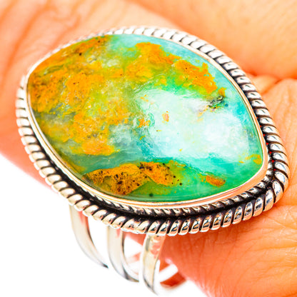 Peruvian Opal Rings handcrafted by Ana Silver Co - RING116111