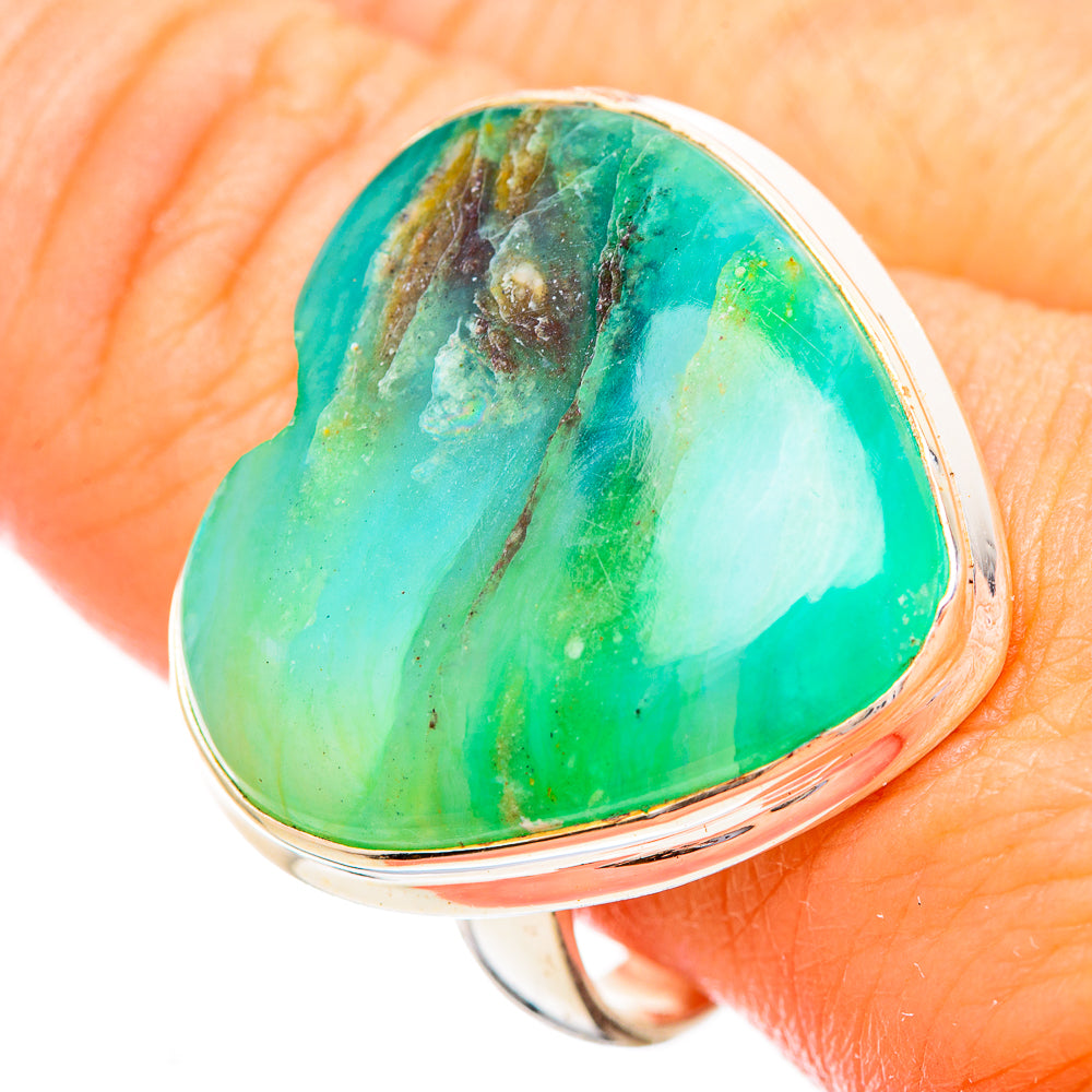 Peruvian Opal Rings handcrafted by Ana Silver Co - RING116120