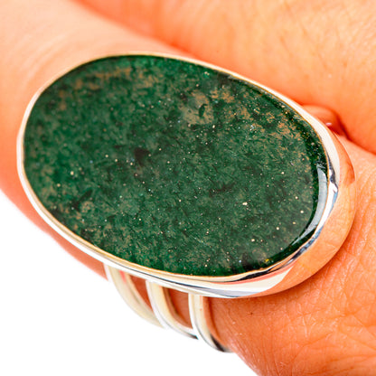 Green Aventurine Rings handcrafted by Ana Silver Co - RING116121